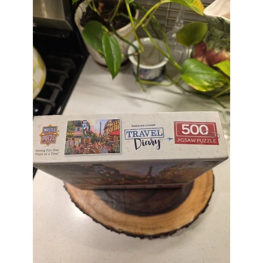 MasterPieces Parisian Charm 500 Piece‎ Jigsaw Puzzle Complete with Poster